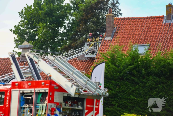Zeer grote brand op golfbaan