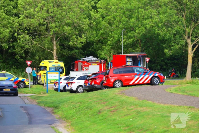 Zeer grote brand op golfbaan