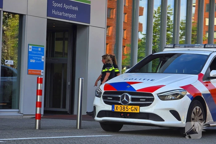 Persoon veroorzaakt onrust in ziekenhuis