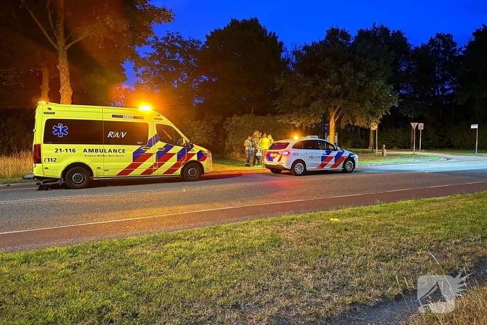 Fietser valt en raakt gewond bij ongeval