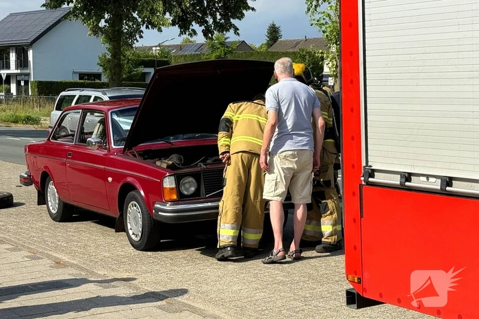 autobrand veroorzaakt rookontwikkeling