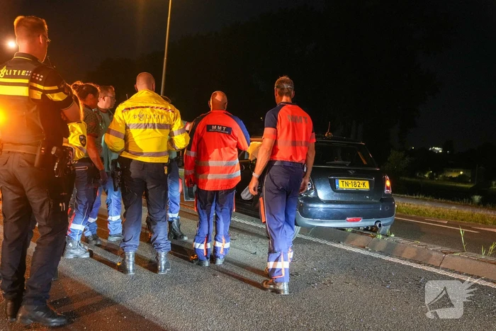Ernstig ongeval tussen auto en motor
