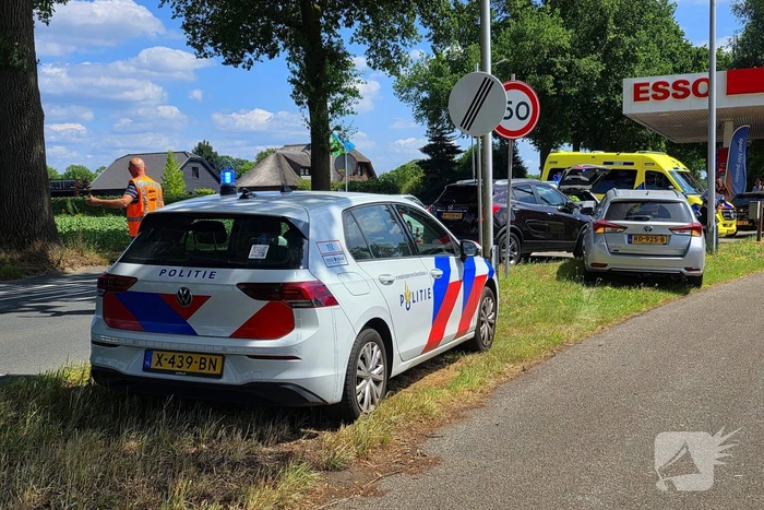 Motorrijder gewond bij aanrijding met automobilist