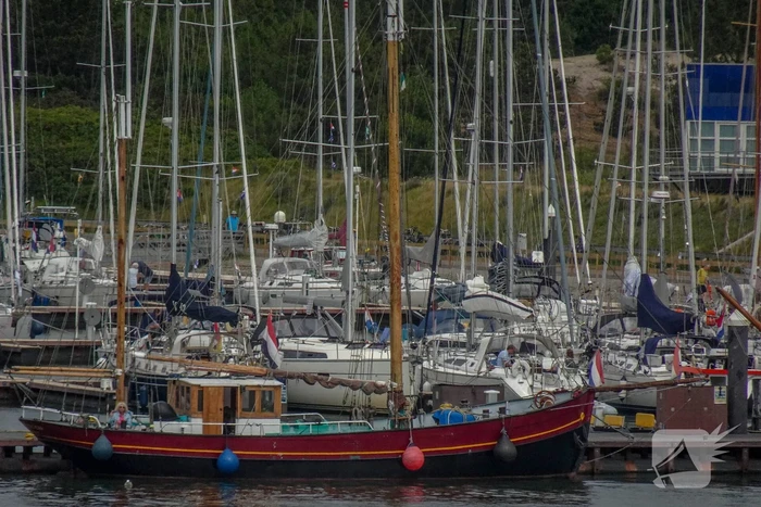 Nu al volop zomerdrukte in de haven op waddeneiland