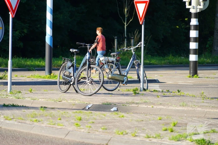 Fietser gewond bij aanrijding met fietser