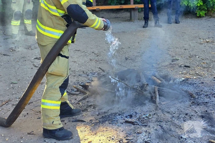 Brand op de heide snel geblust