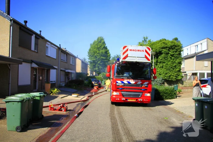 Brand opgeschaald naar zeer grote brand