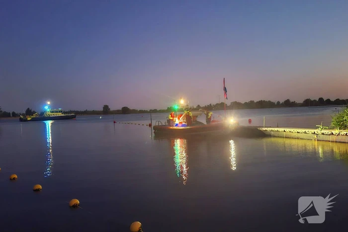 Zoektocht op water na vermissing