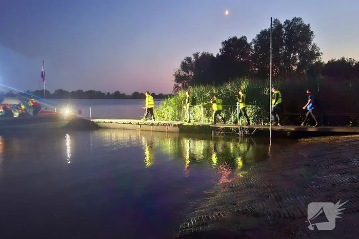 Zoektocht op water na vermissing