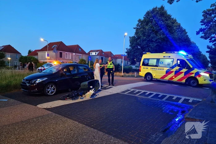 Botsing tussen auto en bakfiets