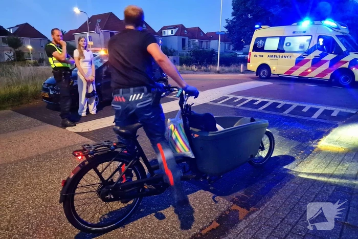 Botsing tussen auto en bakfiets