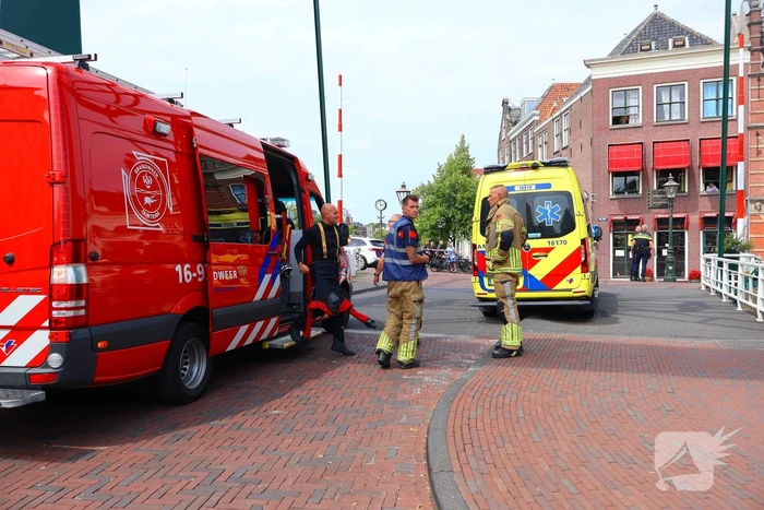 Grootschalige inzet na melding te water
