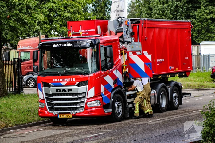 Zeer grote brand bij afvalverwerker