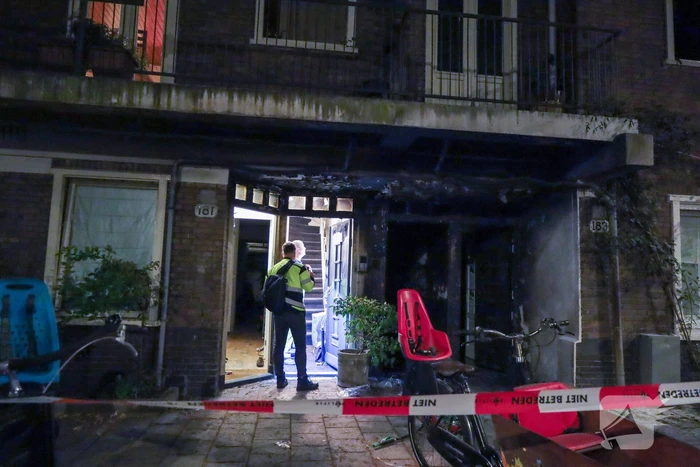 Explosie leidt tot woningbrand en grote hulpverlening