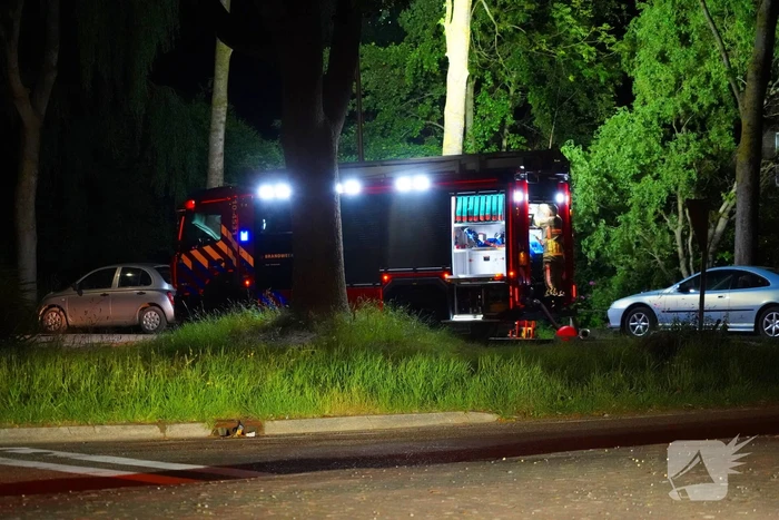 Brand ontdekt door buurvrouw