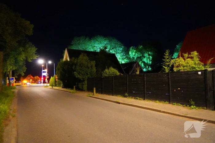 Brand ontdekt door buurvrouw