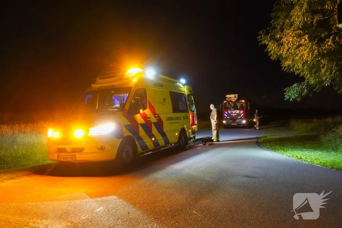 Man gewond bij nachtelijk vaartuigongeval
