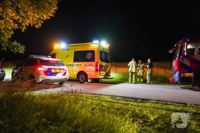 Man gewond bij nachtelijk vaartuigongeval