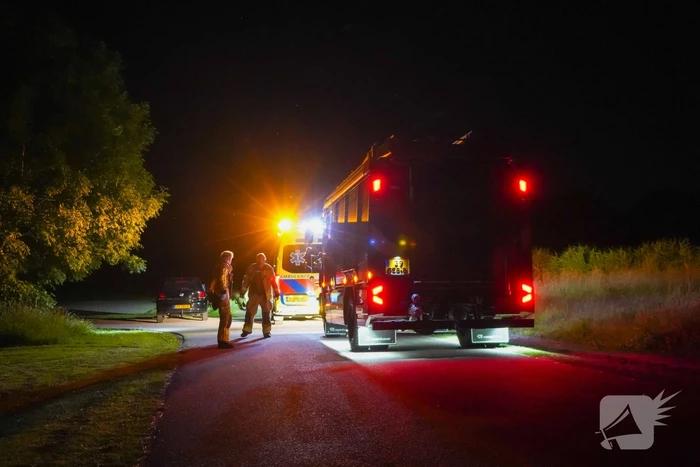 Man gewond bij nachtelijk vaartuigongeval