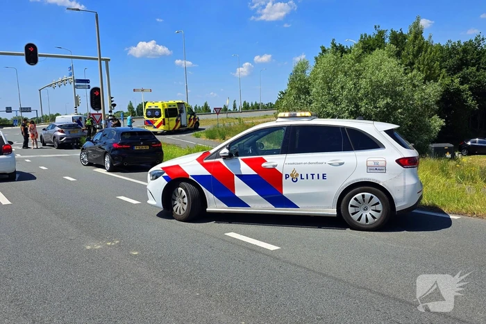Fietser gewond bij aanrijding met auto