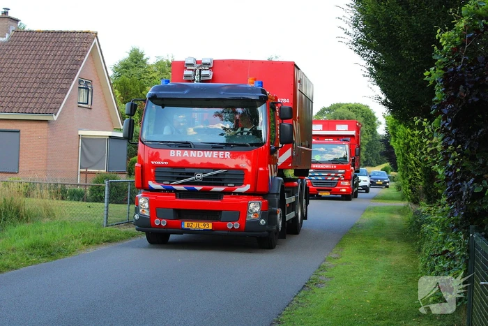 Brandweer pakt heidebrand aan