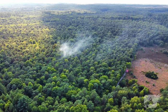 Brandweer pakt heidebrand aan