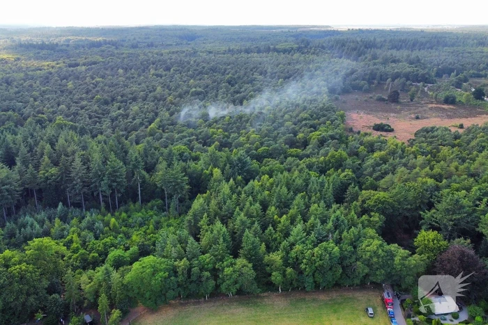 Brandweer pakt heidebrand aan