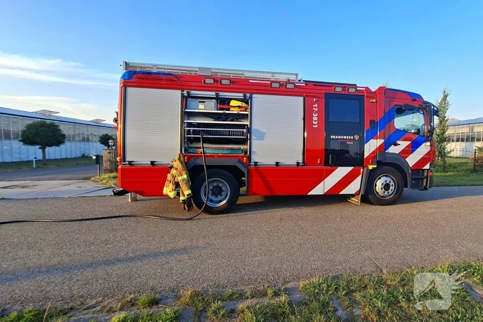 Rook uit technische ruimte door brand