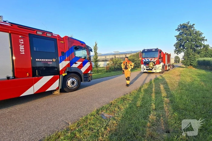 Rook uit technische ruimte door brand
