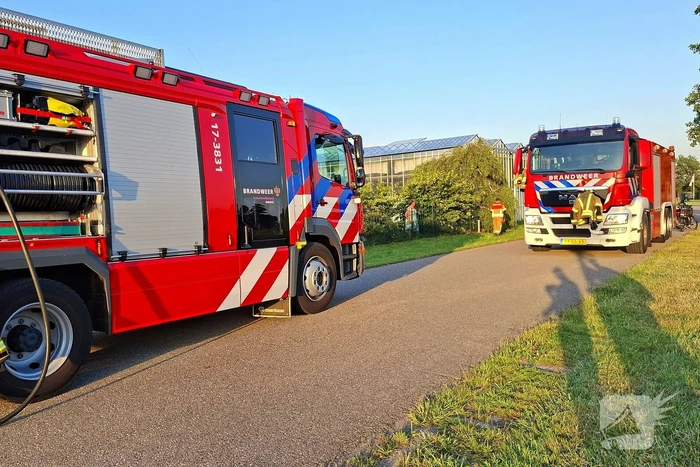 Rook uit technische ruimte door brand