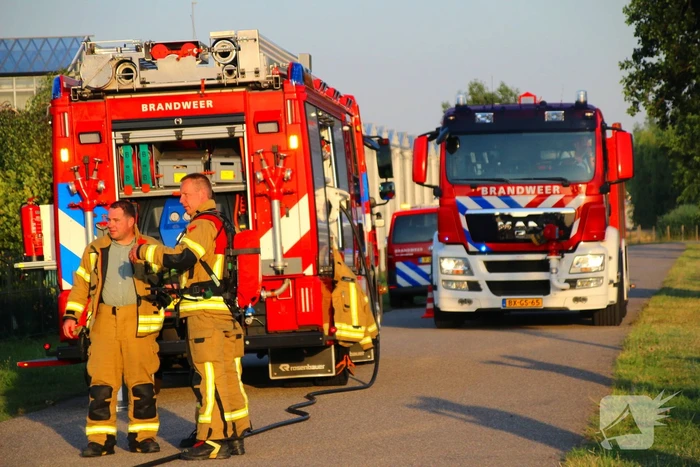 Rook uit technische ruimte door brand
