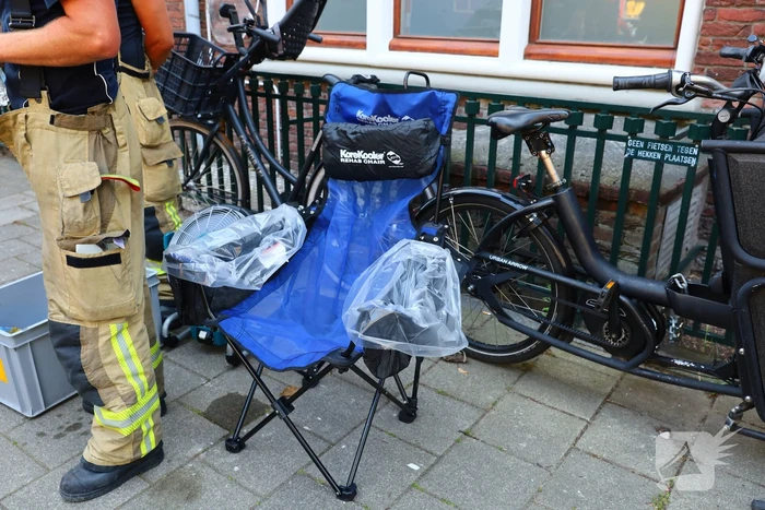 Zeer grote brand op dak woning