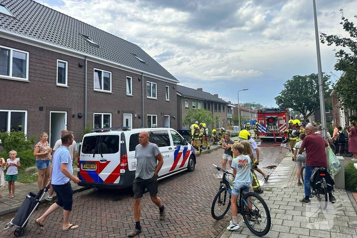Blikseminslag verwoest dakpannen