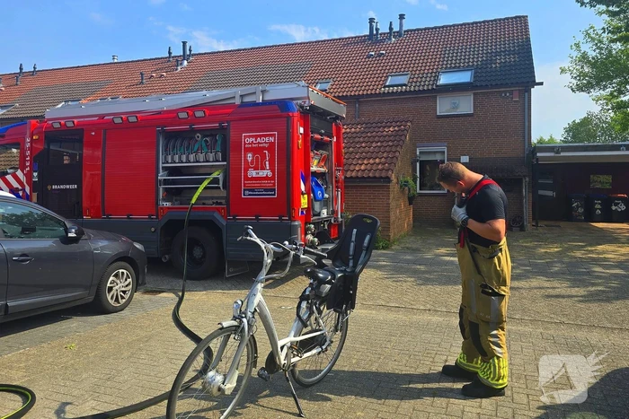 Elektrische fietsaccu veroorzaakt brand