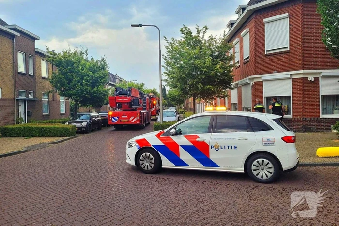 Woningbrand woedt in middag