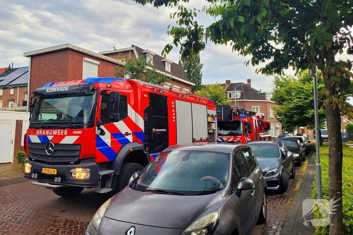 Woningbrand woedt in middag