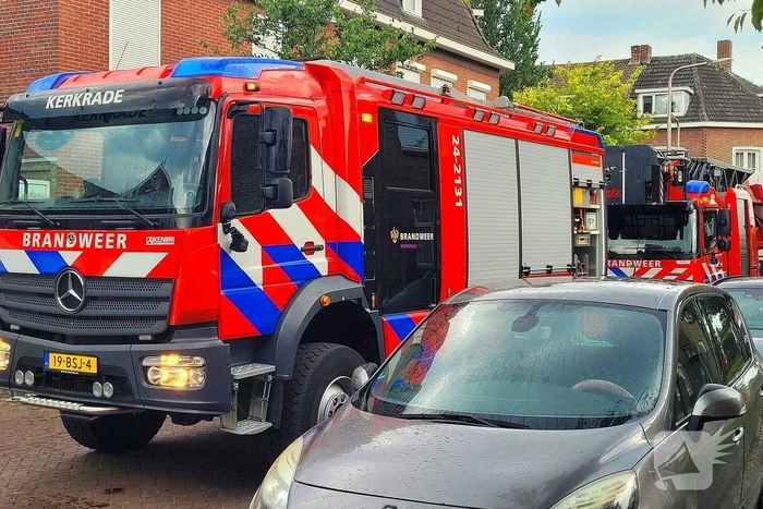 Woningbrand woedt in middag