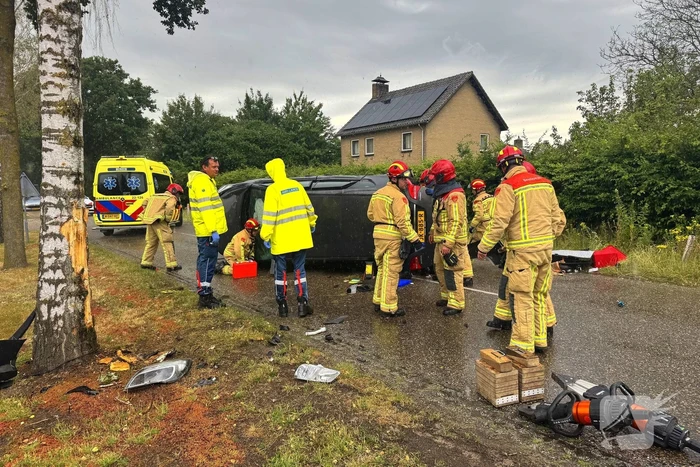 Gewonde en ravage na ongeval, veroorzaker aangehouden