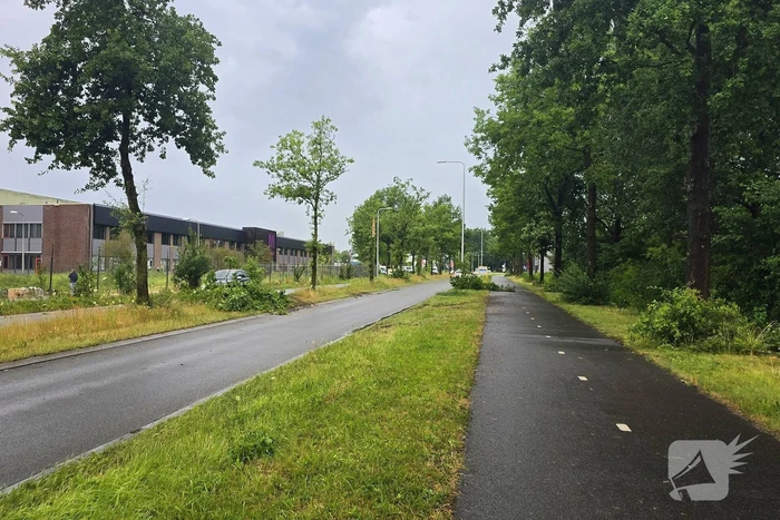 Ravage door noodweer, dak stort in