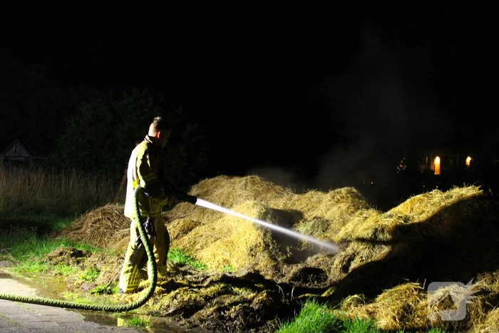 Droogte leidt tot brand