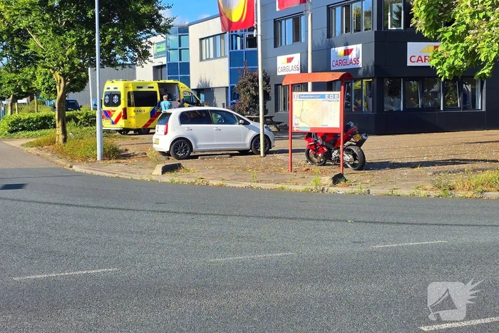 Motorrijder gewond na ongeval