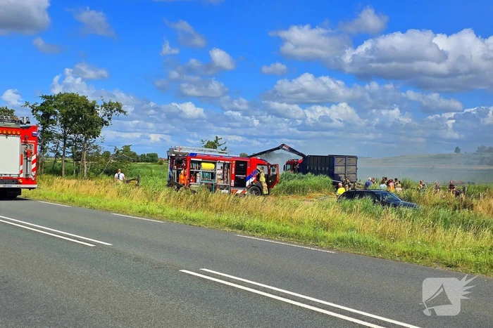 Bermbrand breidt zich snel uit