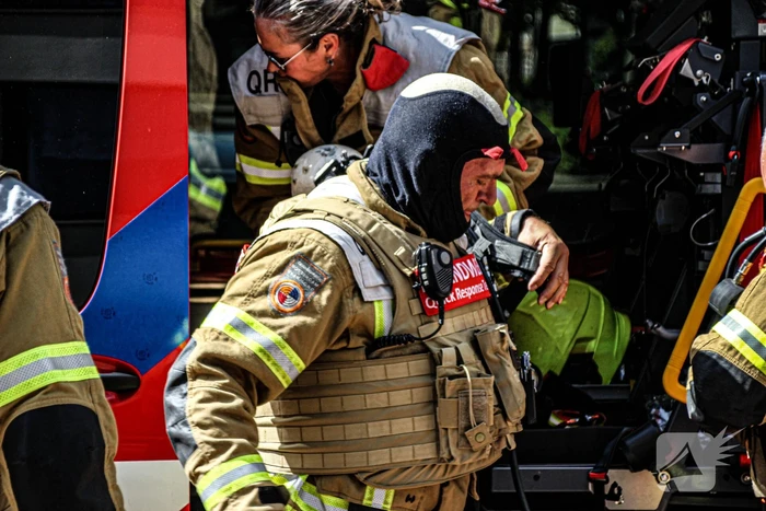 Politie en brandweer ingezet na dreiging