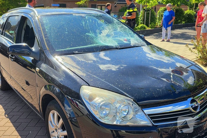 Fatbiker komt ten val na aanrijding met auto