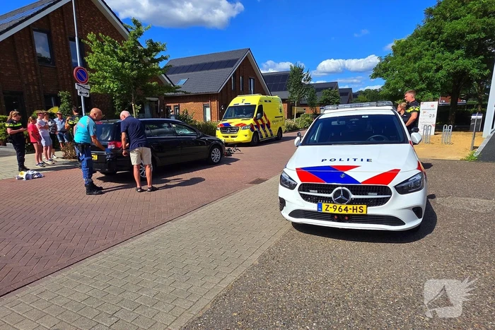 Fatbiker komt ten val na aanrijding met auto