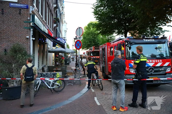 Brand in winkel onder controle
