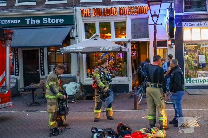 Brand in winkel onder controle