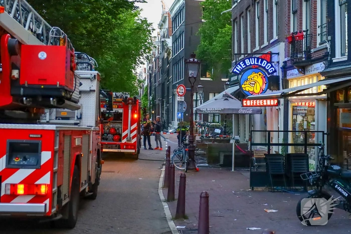 Brand in winkel onder controle