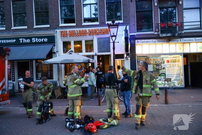 Brand in winkel onder controle