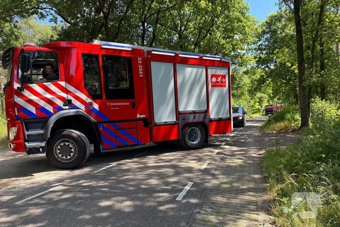 Brandweer bestrijdt natuurbrand